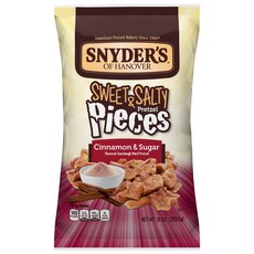 스나이더스 스위트 & 솔티 프레첼 피스 시나몬 슈가, 283.5g, 1개