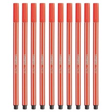 STABILO 思筆樂 Pen 68 簽名筆 10支, 紅燈