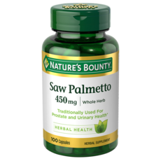 Nature's Bounty 쏘팔메토 450mg 캡슐, 1개, 100정