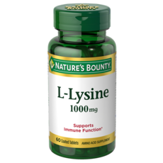 네이쳐스바운티 L-라이신1000mg 비건 타블렛, 60개입, 1개, 60정