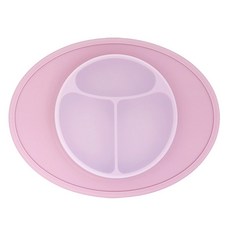 AGAFURA 孩童矽膠吸附式餐盤, Indi Pink, 餐盤+底座