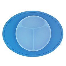AGAFURA 矽膠孩童餐盤, 藍色
