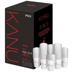 KANU 迷你中焙美式咖啡 0.9g 100條+紙杯 10oz 100入, 100條, 1盒
