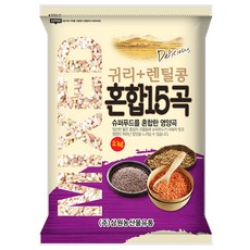 삼원농산 귀리+렌틸콩 혼합 15곡, 2kg, 1개