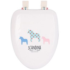 Scandina 硬式成人兒童兩用馬桶蓋, 馬, 1個