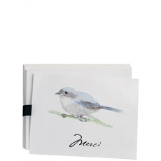 설리번스홈비긴즈히어 블루 버드 노트 카드, White, 8개입