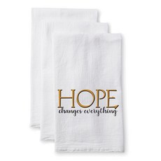 설리번스홈비긴즈히어 플라어 색 타월 호프 키친크로스, White, 1개