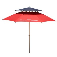 빈슨메시프 투톤 파라솔 일반형 2.4, 레드