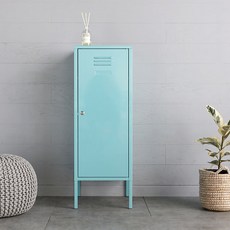 마켓비 MKB 캐비넷 세로중 1문 수납장 3701040, 민트