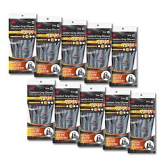 3M 舒適型保暖觸控止滑手套 M號, 灰色的, 10片