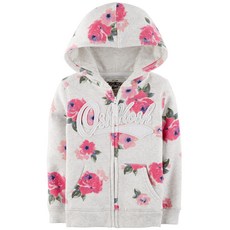 오시코시비고시 여아용 로고 후디