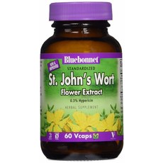 블루보넷 세인트 존 워트 플라워 추출물 브이캡, 60개입, 1개, 60정