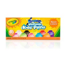 Crayola 繪兒樂 螢光水彩, 59ml, 10色