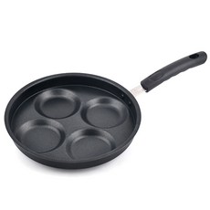 CooK & CooK 雞蛋專用平底煎鍋 4格, 24厘米, 1個