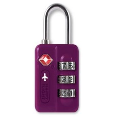 Alip HF TSA旅行鎖 紫色, 1個