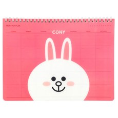 라인프렌즈 먼슬리 플래너 만년형, 코니