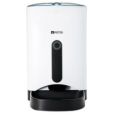 PETOI 自動寵物餵食器, 黑+白, 4.3L