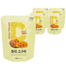 정심푸드 혜리농장 화덕 고구마말랭이, 60g, 5개