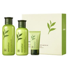 이니스프리 그린티 밸런싱 스킨케어 3종세트, 1세트, 스킨 200ml + 로션 160ml + 폼클렌징 50ml
