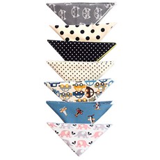 DRESSHOUSE 孩童雙面圖案圍巾組 10入