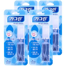 가그린 후레쉬 구강 스프레이 민트향, 10ml, 4개