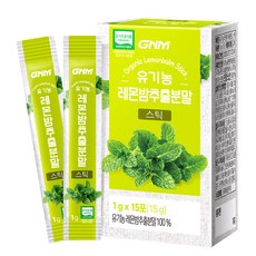 GNM자연의품격 유기농 레몬밤 추출 분말 스틱 15포, 15g, 1개
