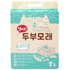 예스 두부 고양이 모래 오리지널, 1개, 7L