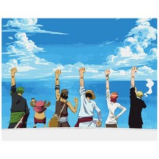 航海王數字油畫DIY組 同伴的證明款, 同事證