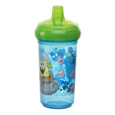 먼치킨 스폰지밥 스필-프루프 빨대컵 266ml, 혼합 색상, 1개