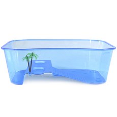 Mimine Aqua Fine Water Nomopet Open Turtle 魚缸大號藍色 NX-11, 1個