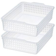 이노마타 윈디 다용도 정리 바스켓 4520 가로 A4, 2개, 클리어