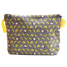 SEMOMS 孩童餐盤收納袋, 1入, Gray Monkey