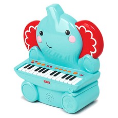 피셔프라이스 Kids Station Toys 25건반 코끼리 피아노, 혼합 색상, 1개