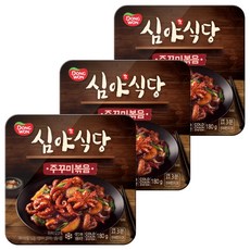 동원 심야식당 주꾸미볶음 (냉동), 3개, 180g