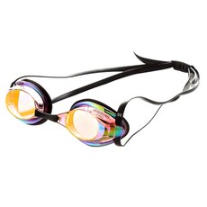 AQUWIN 彩虹鏡面競賽泳鏡 CR40RVM, RVRD/R.PBK, 1個