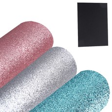 블루초이스 글리터 펠트지 베이비 핑크 + 니켈 실버 + 스카이 + 유수지 블랙, 혼합 색상