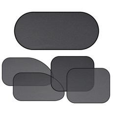 汽車遮陽罩組 前擋風玻璃款+前座款 2入+後座款 2入, 1套, 混色