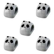 이시마루토게이 하사미 토게이 판다나노다 판다 젓가락 받침 5입세트, 그레이, 5개