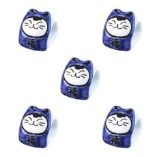 이시마루토게이 하사미 토게이 판다나노다 고양이 젓가락 받침 5입세트, 블루, 5개