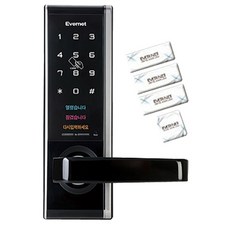 에버넷 무타공 도어락 EN950-SN + 카드 키 3p + 스티커 키