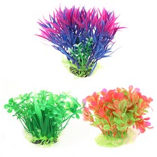 오션 컬러75 종합 수초 조화 3p, 혼합 색상, 1세트