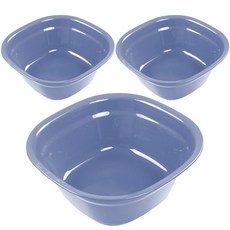 블럭마트 욕실 대야 XL, 블루, 3개