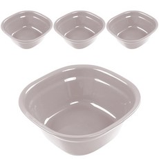 블럭마트 욕실대야 XL사이즈, 크림, 4개입