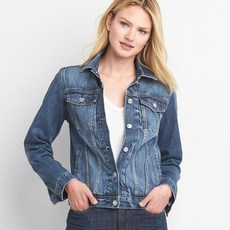 갭 여성용 아이콘 데님 재킷