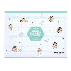 짱구 위클리 플래너패드 달력, 짱구의아침