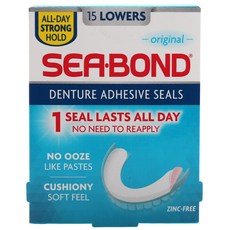 씨본드 틀니 접착 씰 아래닛용 15개입, 15개