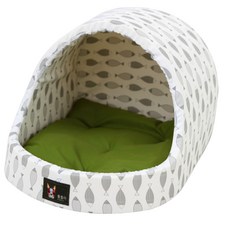 REDPUPPY 瑞典圓滾滾寵物坐墊屋, 灰色