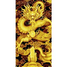 KM ELLIE Jewel Cross Stitch DIY 3D Hwangryong Yeouiju 60 x 120 cm