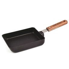 CooK & CooK IH電磁爐木柄方形煎鍋, 13*18cm, 1個