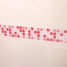 磁磚造型壁貼, 紅色的